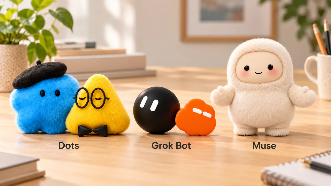 Deciding Between Dot, Grok Bot or Muse as a Personal Assistant? Read This First.